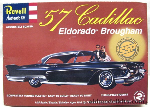 Revell 1/25 1956 Cadillac Eldorado Brougham, 85-1244 plastic model kit